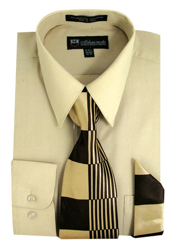 Fortino Landi SG21Sand-J  Mens Shirt
