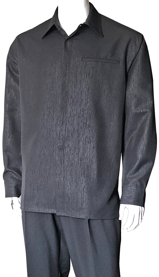 Fortino Landi-2764-BK Mens Walking Suit
