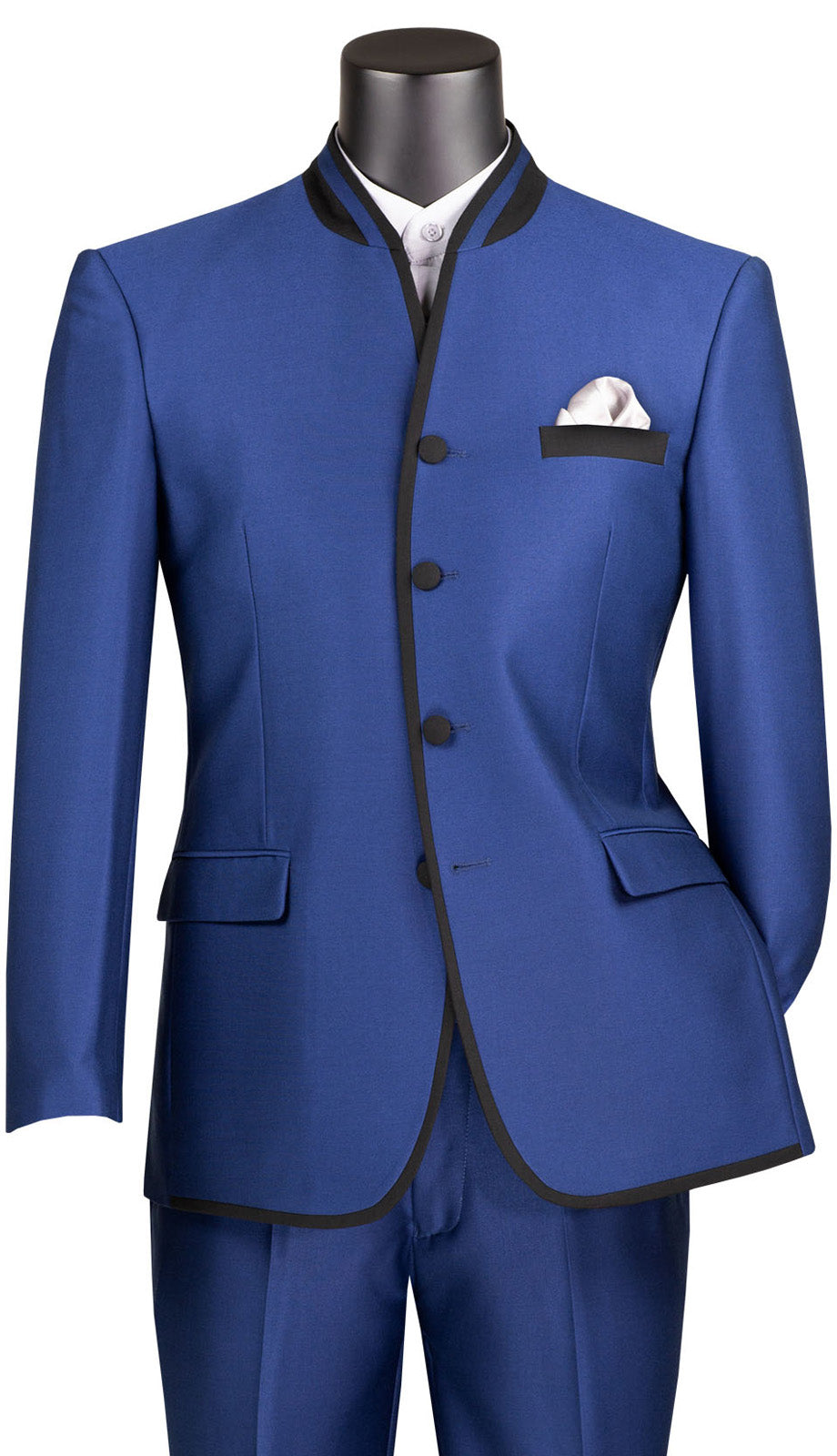 Vinci S4HT-1-BLU Mens Church Suit