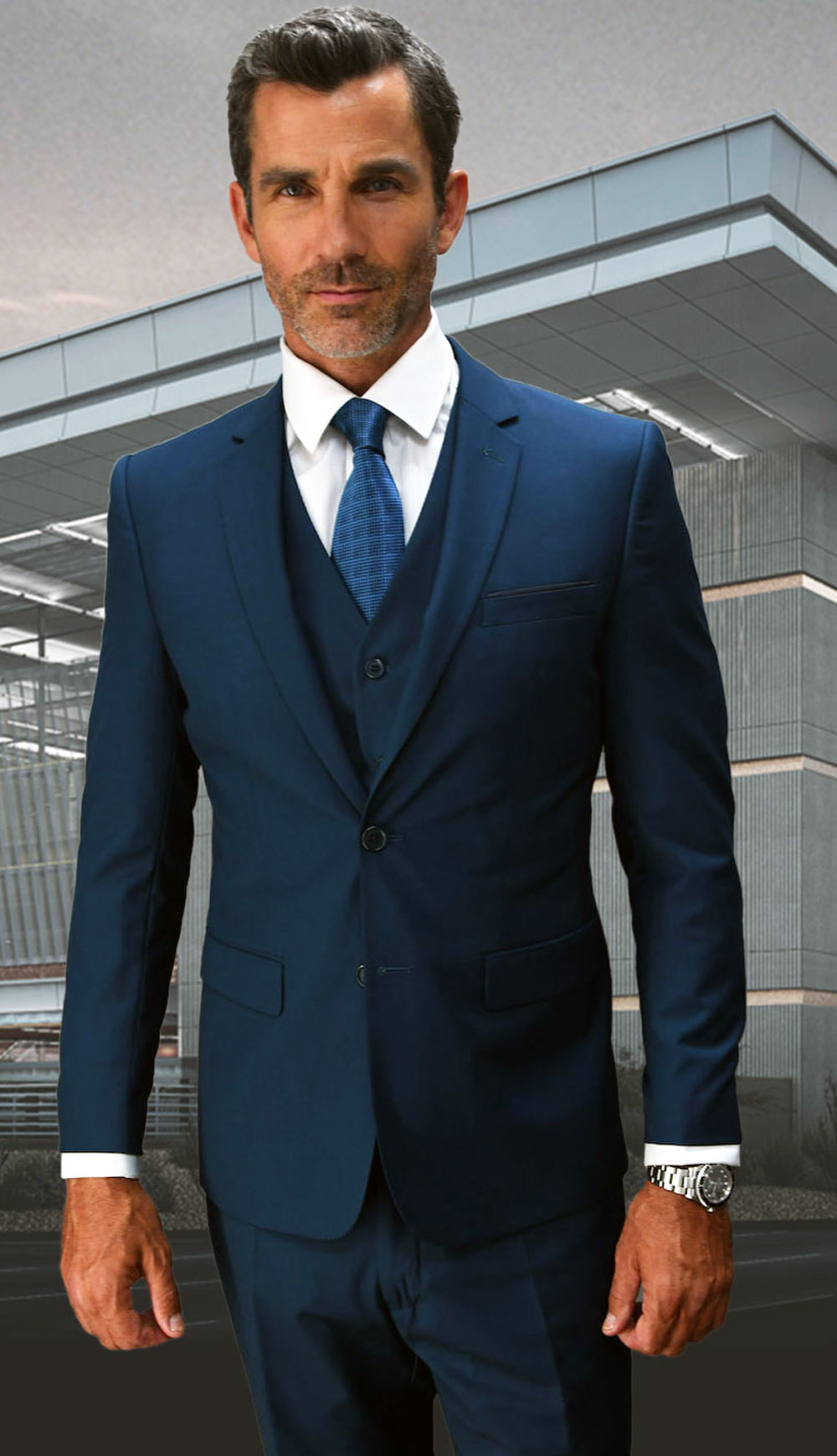 Statement LORENZO-SA Mens Suit