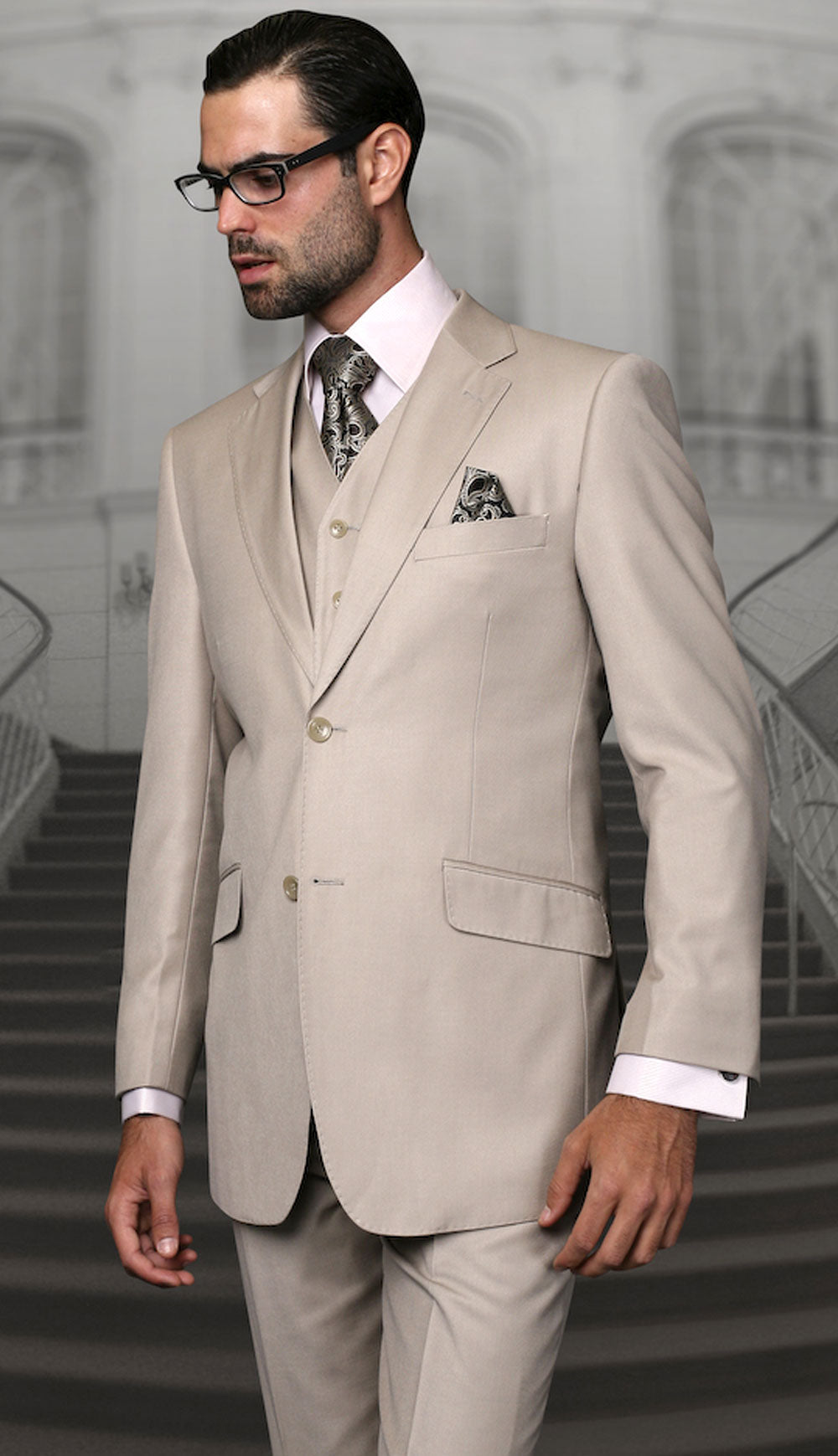 Statement STZV-100-SA-SND Mens Suit