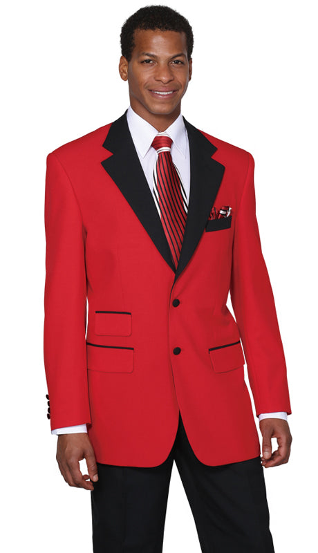 Milano Moda 7022-R Mens Suit