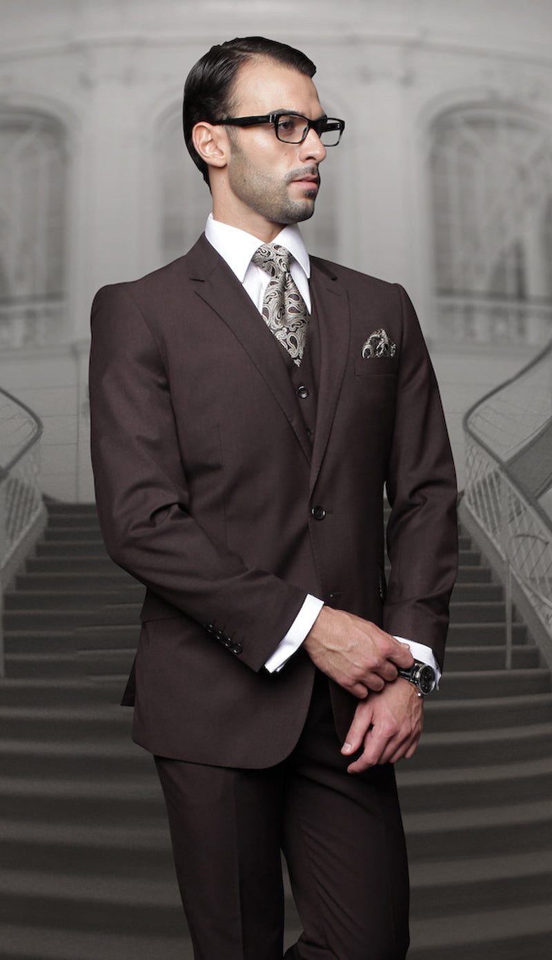 Statement TZ-100-BN Mens Suit