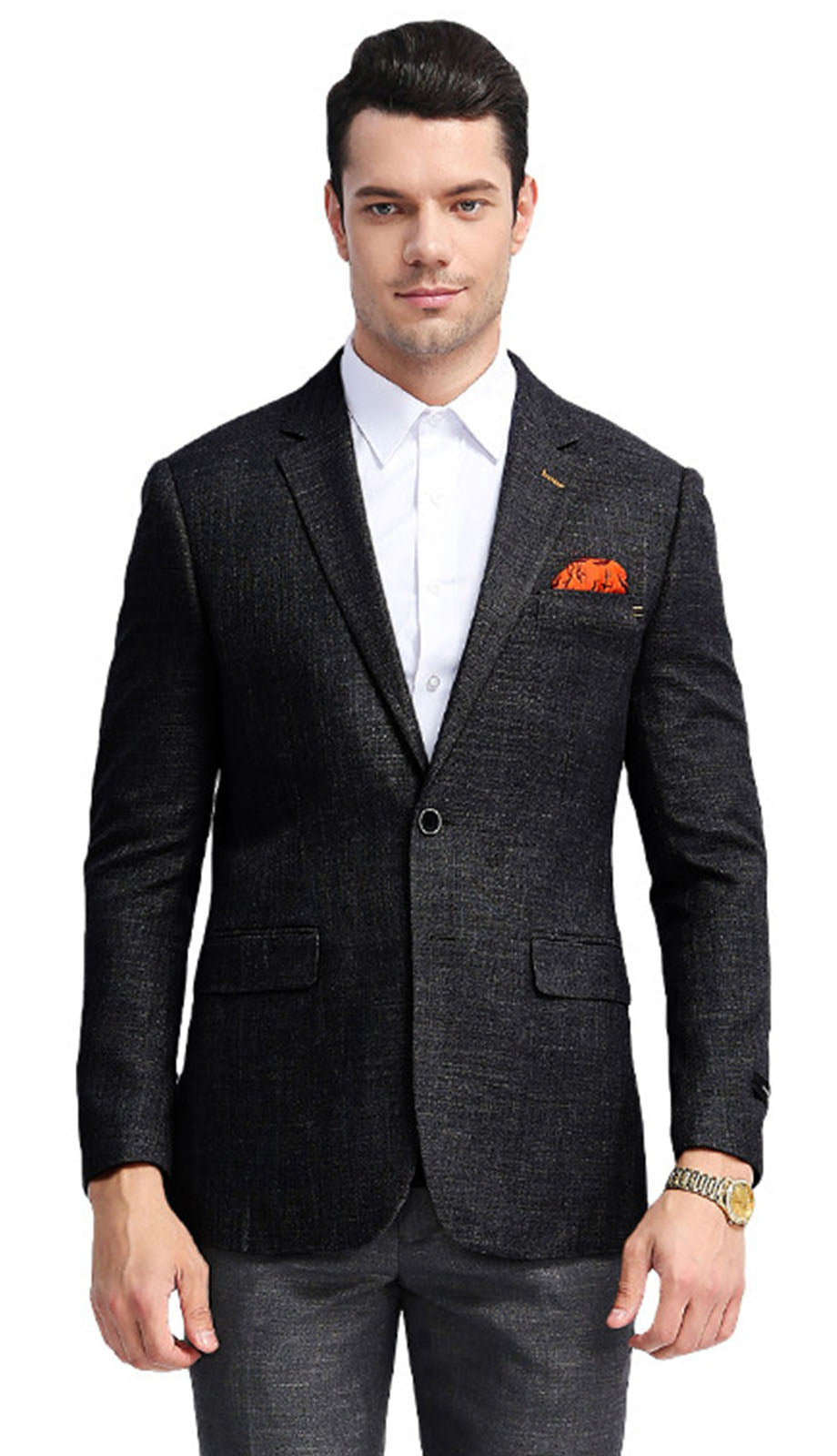 Tazzio MJ288S-BLK Mens Jacket
