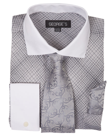 Fortino Landi AH624-SIL  Mens Shirt