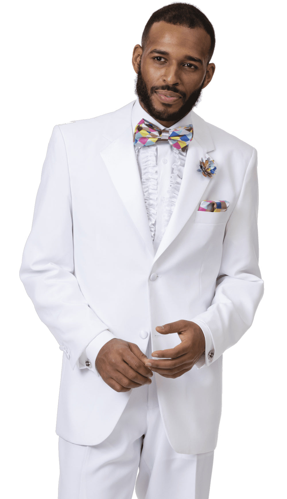 EJ Samuel STUX-102-WH Mens Tuxedo