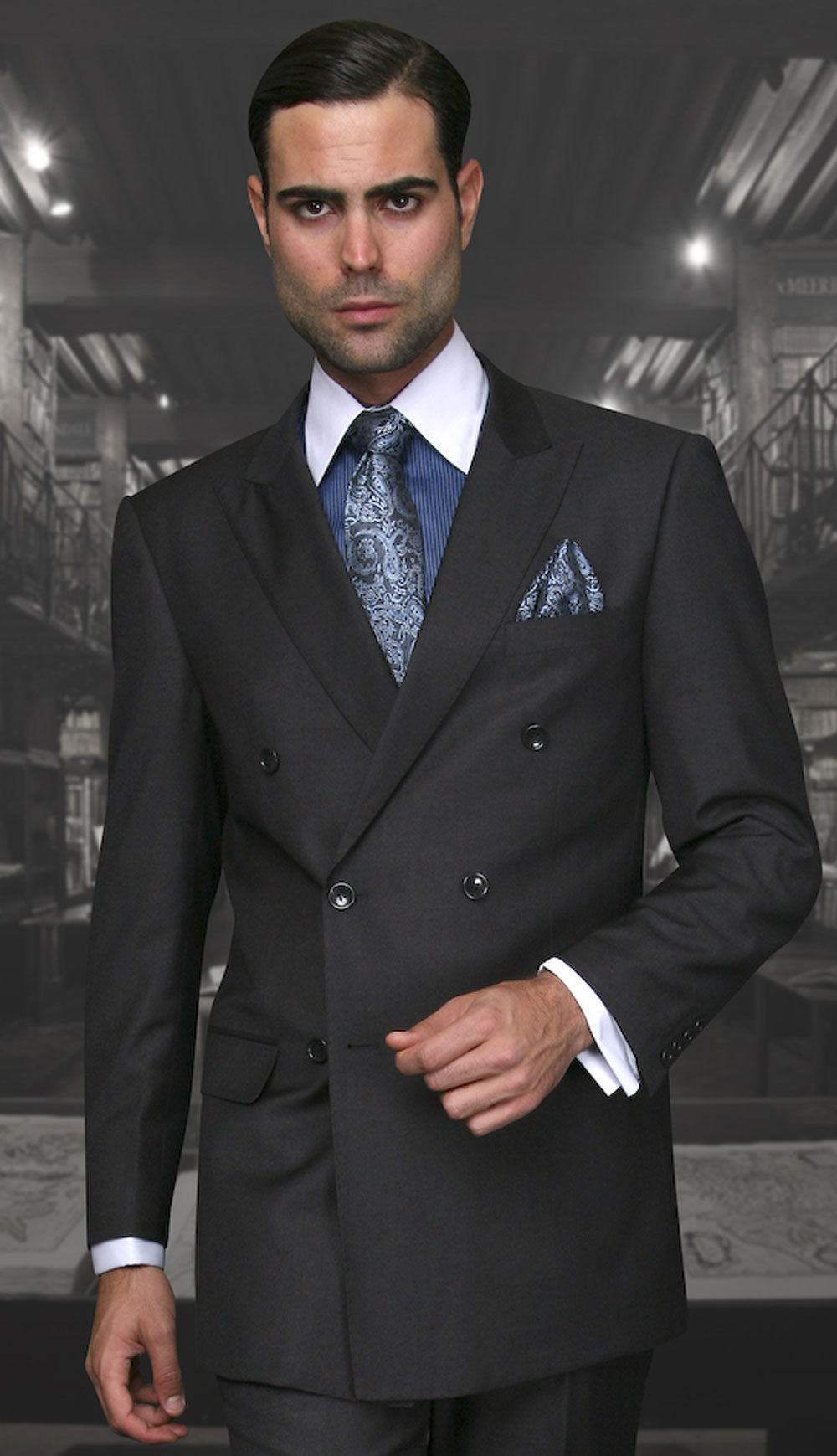 Statement TZD-100-HCH Mens Suit