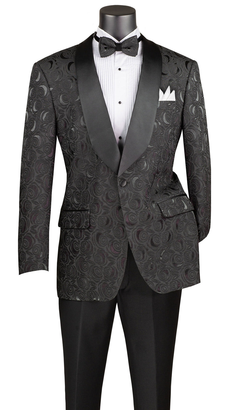 Vinci BF-8-BLK Mens Sports Coat