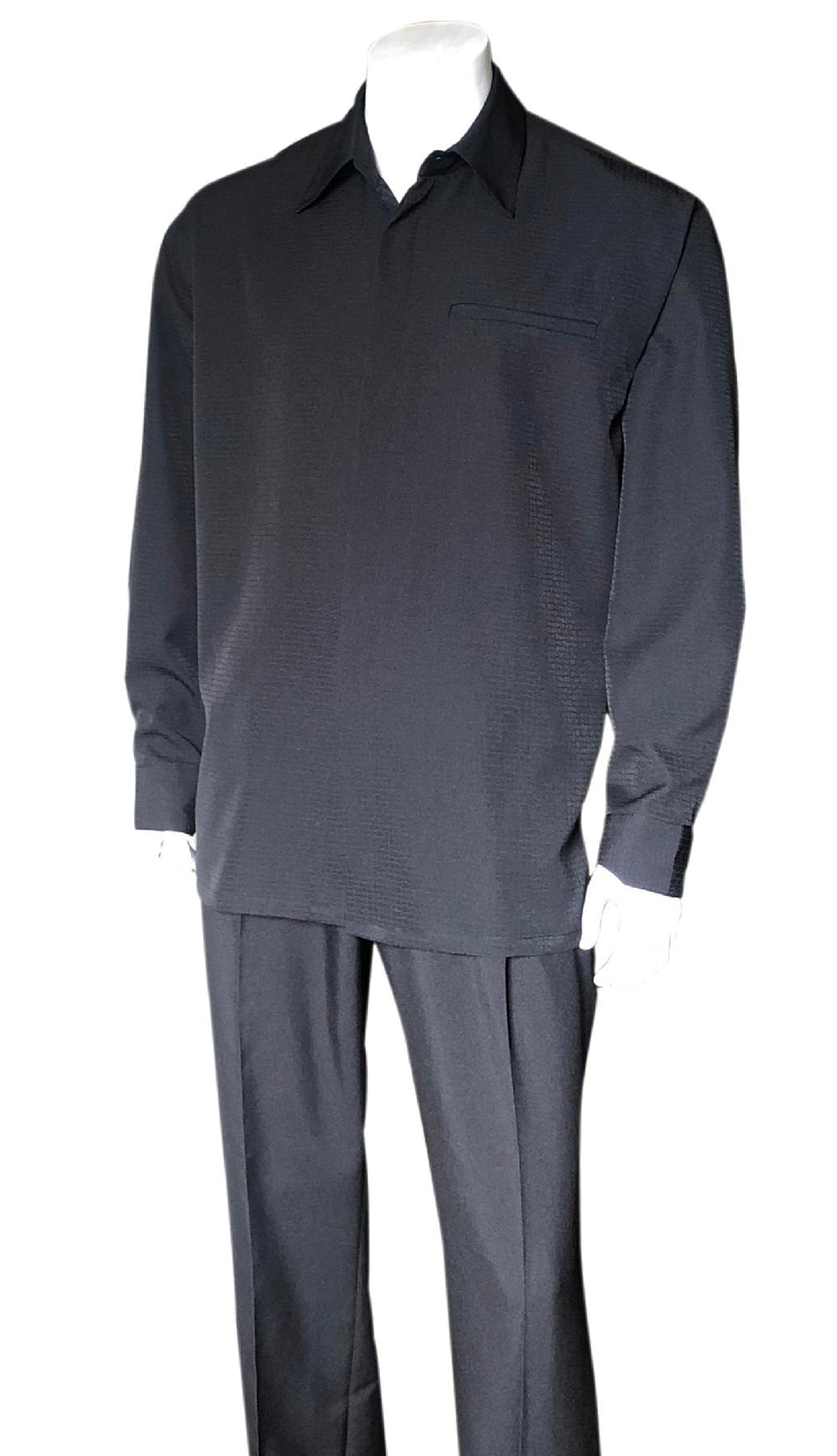 Fortino Landi-2763-BK Mens Walking Suit