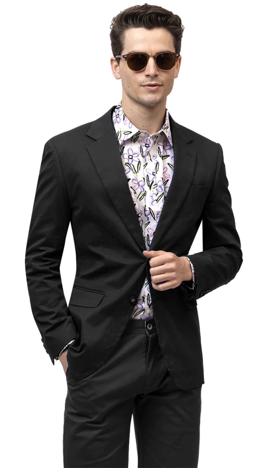 EJ Samuel CHJ01-BLK Chino Mens Blazer