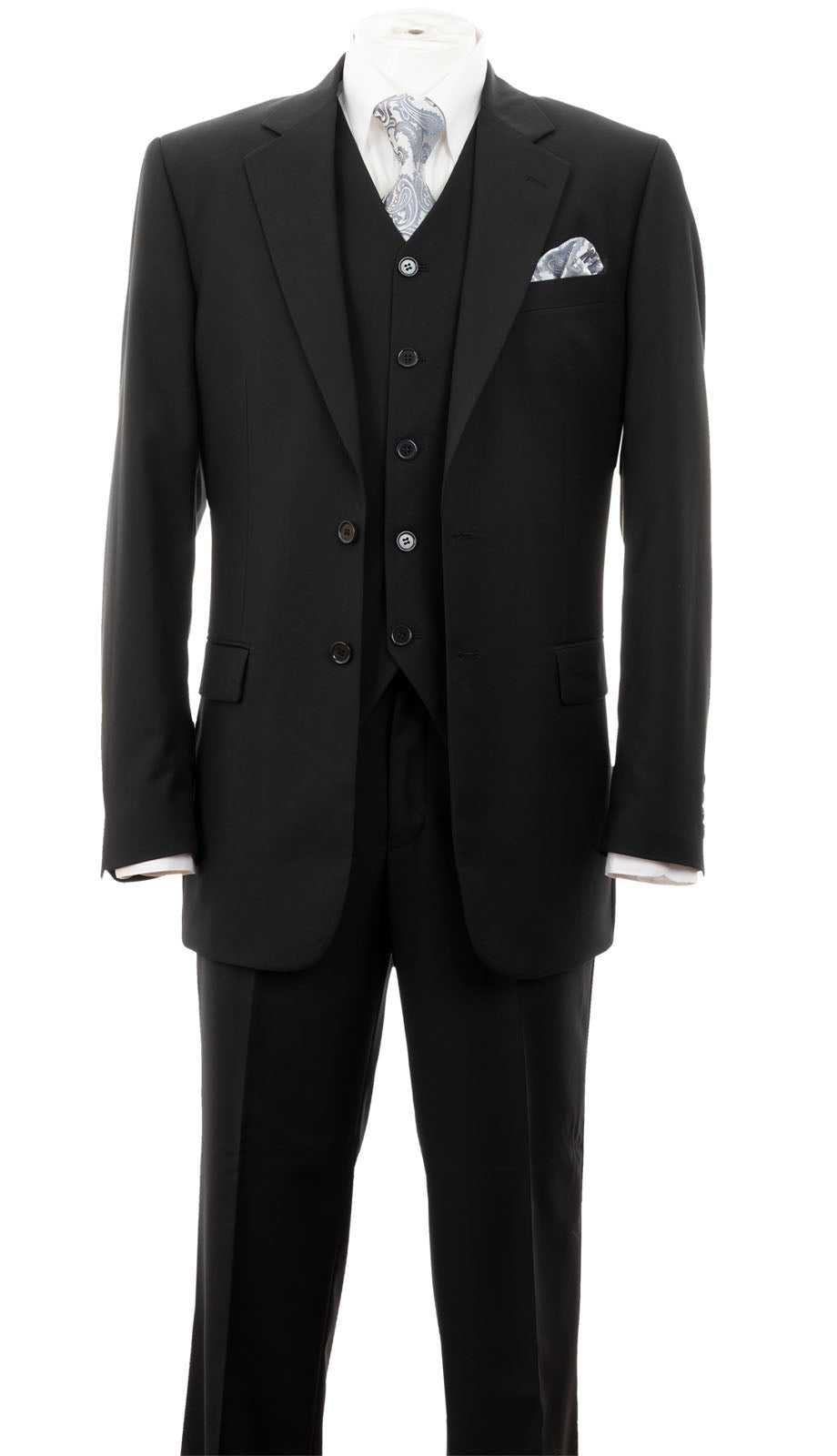 Milano Moda 5702sv-BLK Mens Suit