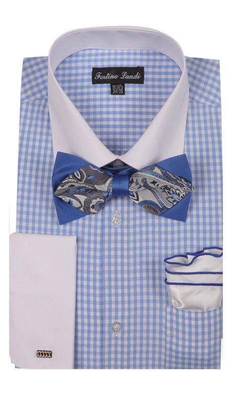 Fortino Landi FL628-BL  Mens Shirt