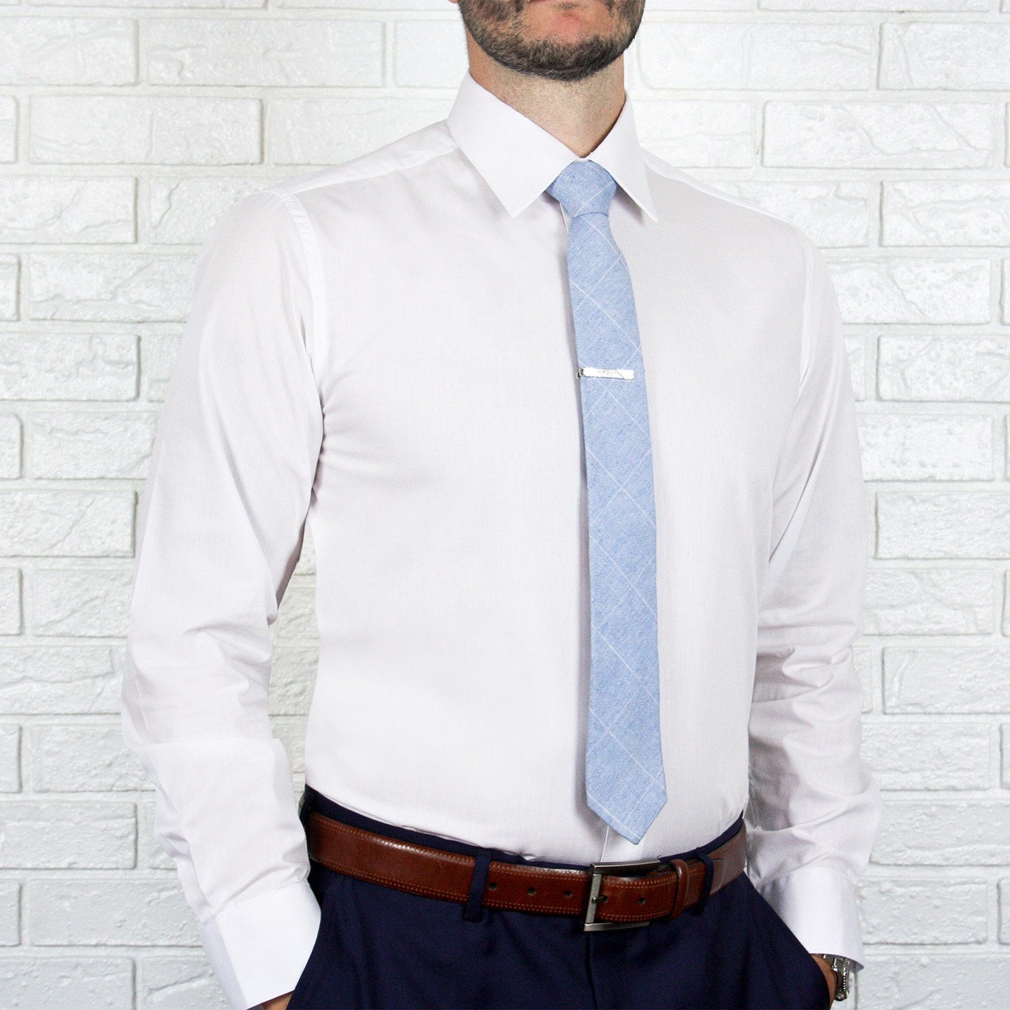 Arturo 200SLIM-WHT Unisex Shirt