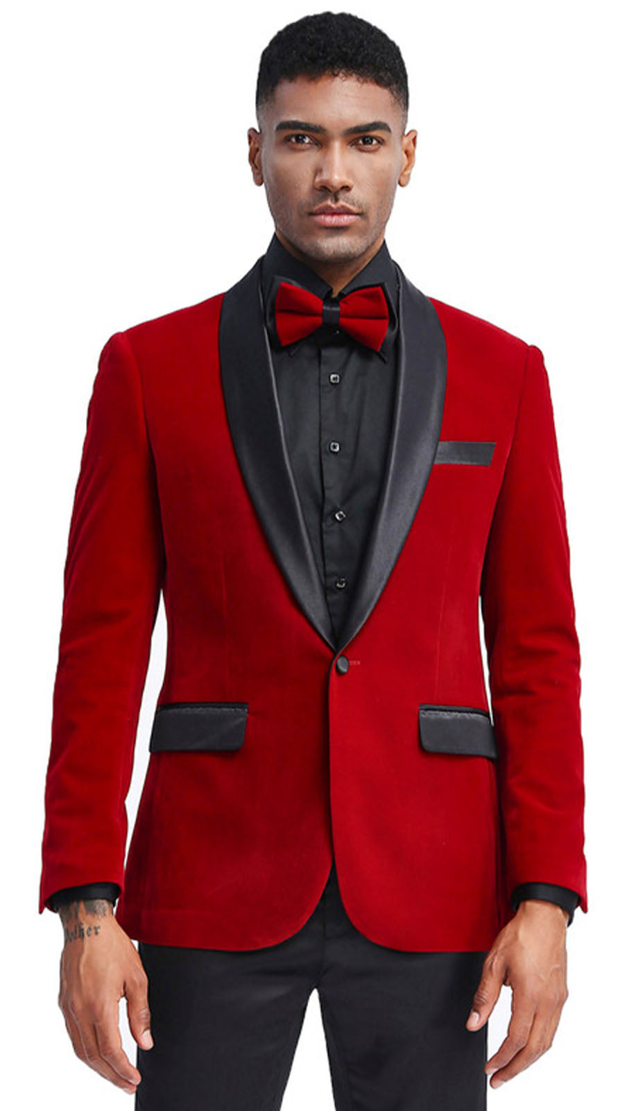 Tazzio MJ302S-RED Mens Jacket