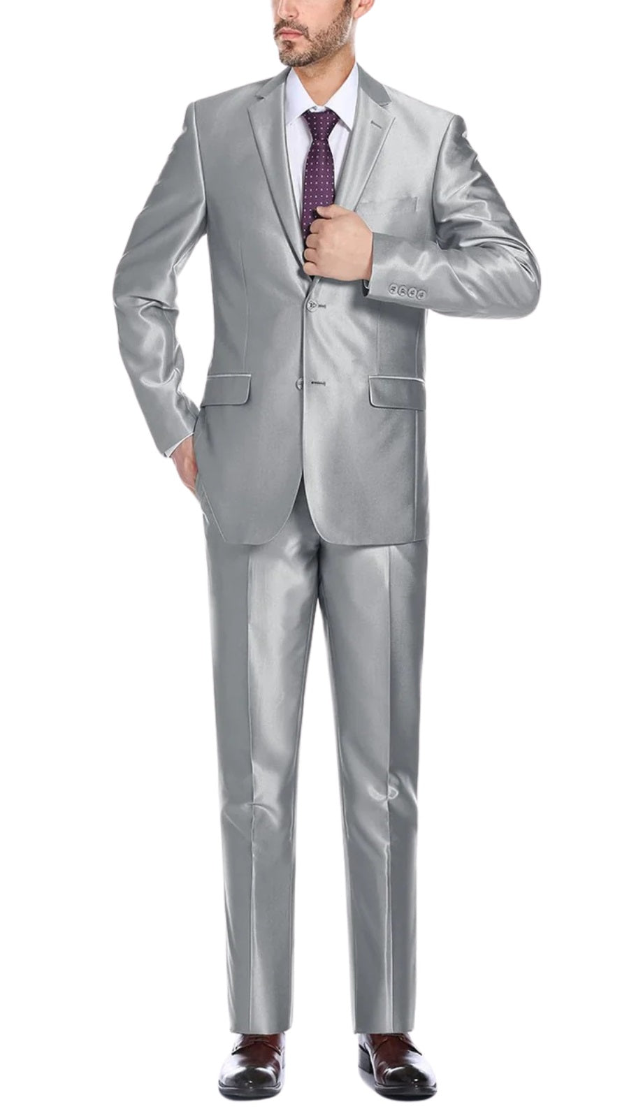 Renoir Men's Suit 207-2-GREY