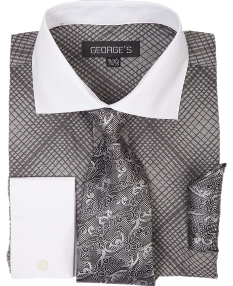 Fortino Landi AH624-BLK  Mens Shirt
