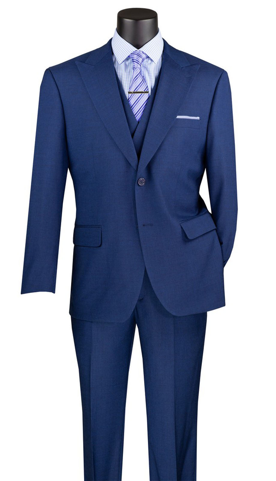 Vinci MV2K-2-NVY Mens Suit