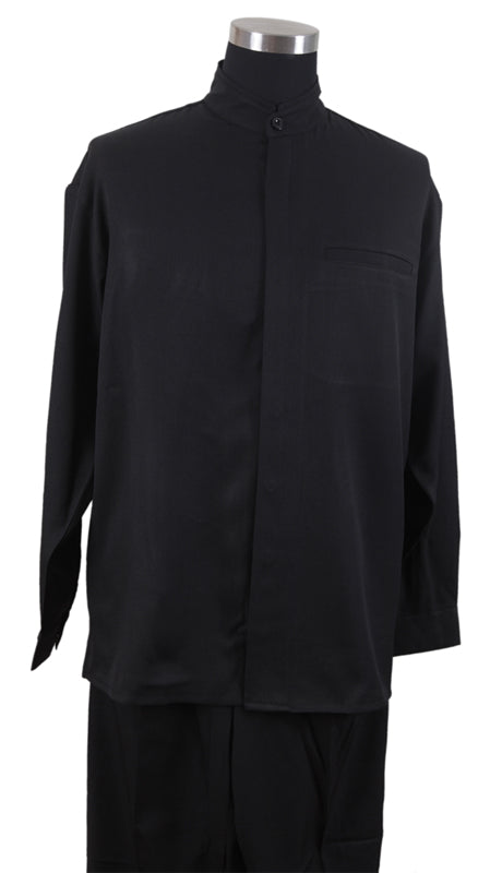 Fortino Landi 2826-BLK Mens Walking Suit
