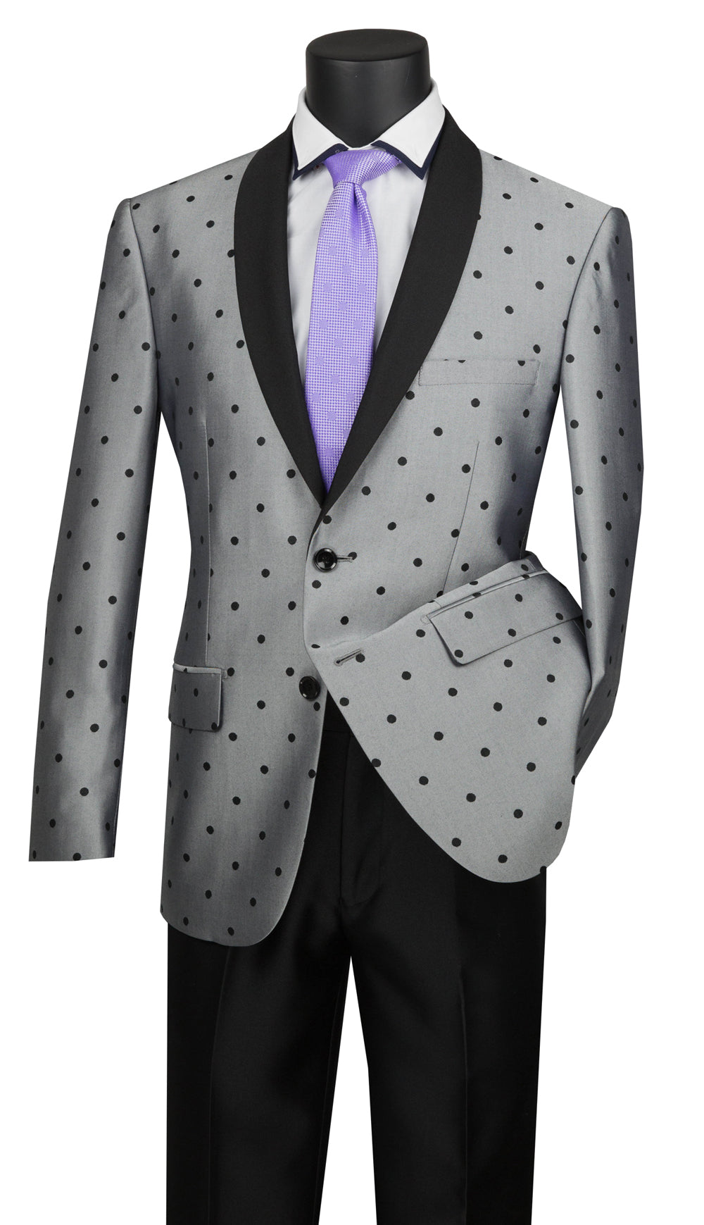 Vinci S2DR-5-SI Mens Suit