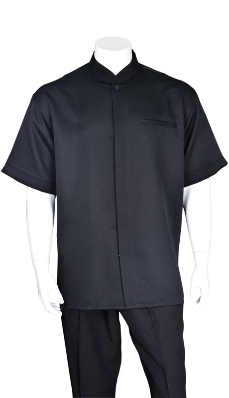 Fortino Landi 2959-BLK Mens Walking Suit