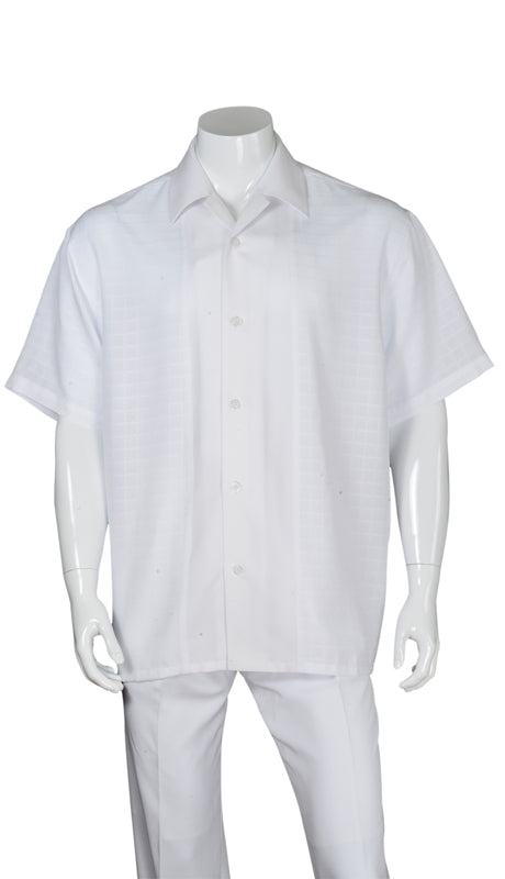 Fortino Landi 2960-WH Mens Walking Suit