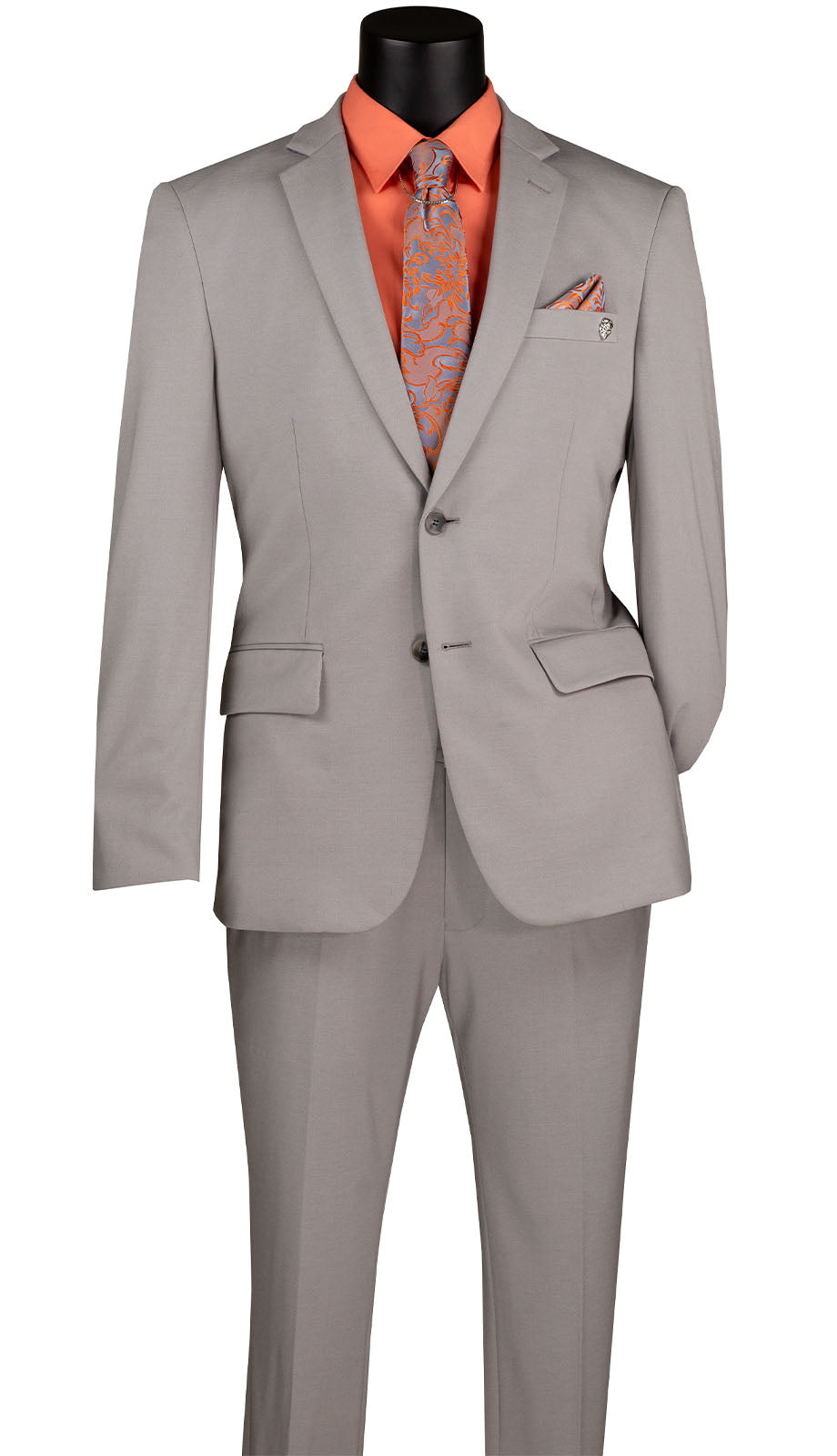 Vinci SDX-3-SLV Mens Suit