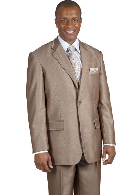 Milano Moda 57021-BR Mens Suit