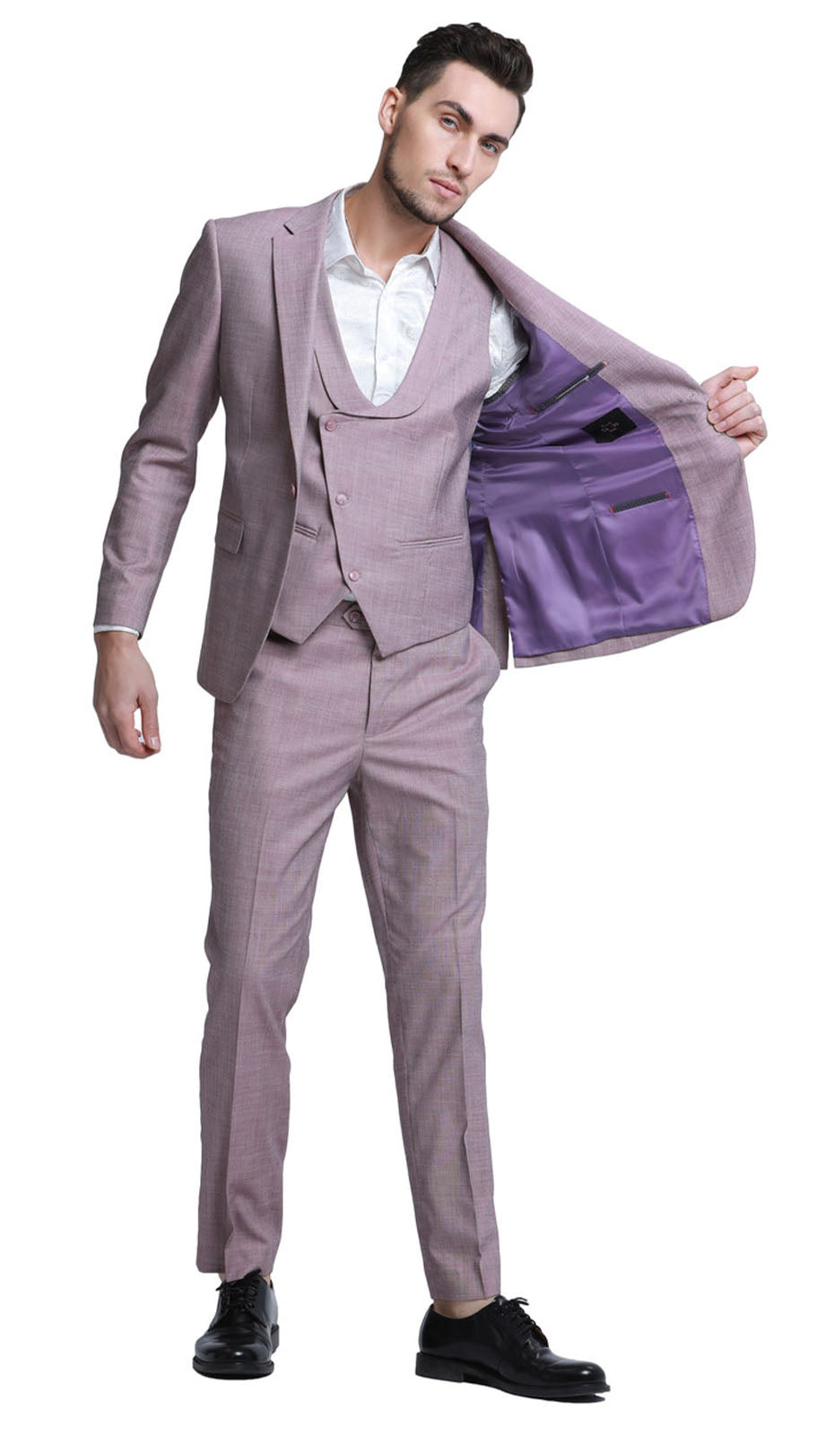 Tazzio M335SK-ROSE Mens Suit