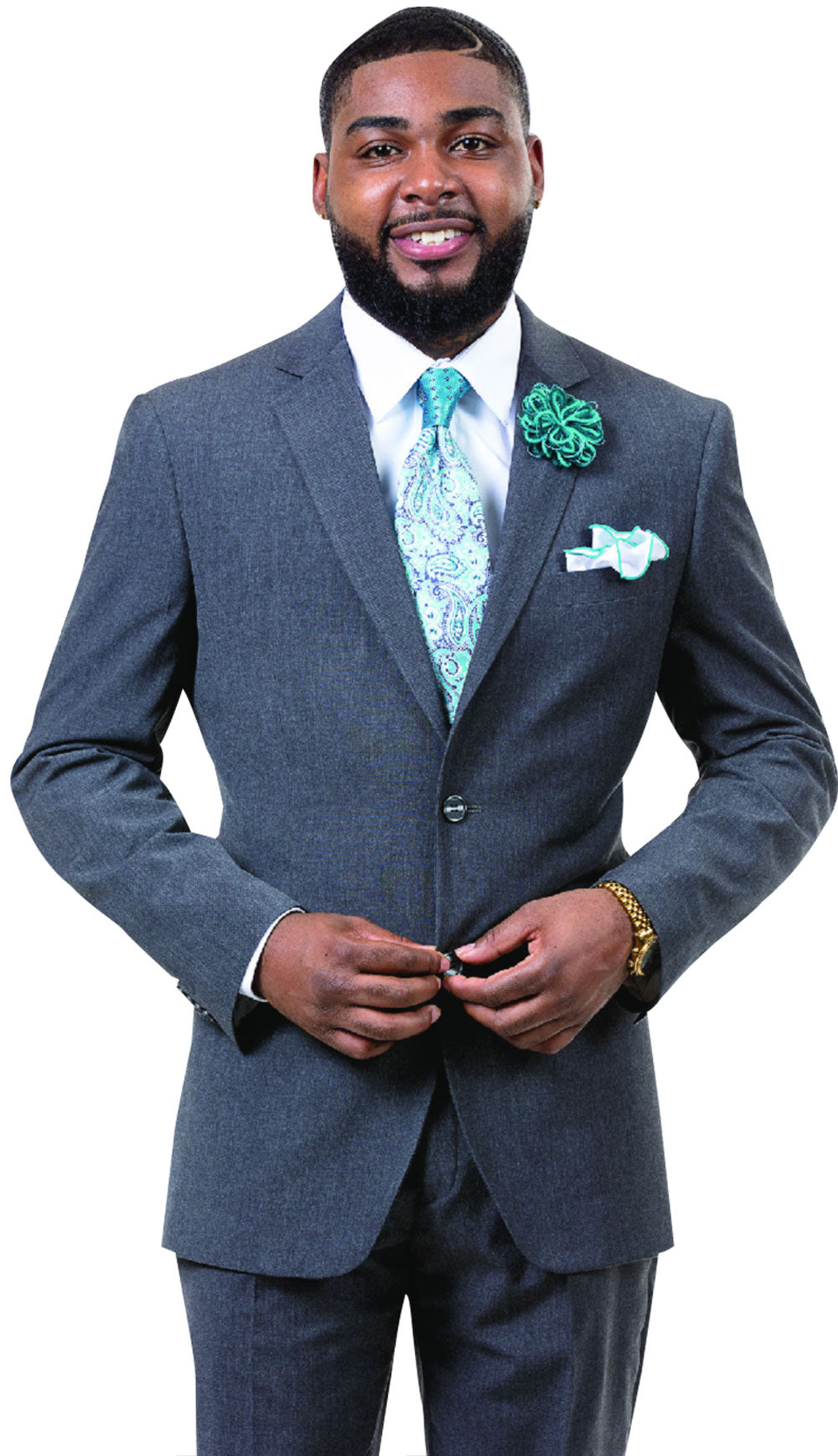 EJ Samuel M18018-LG Mens Suit