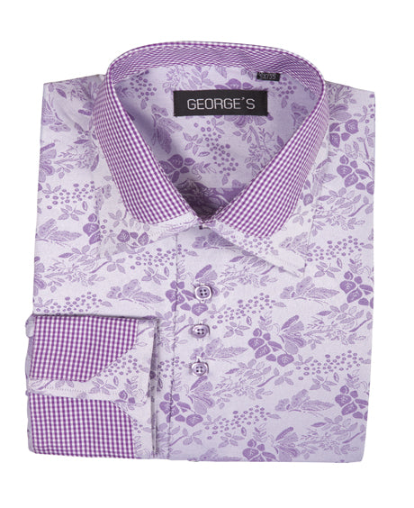 fortino landi dress shirts Fortino Landi Men's Striped Dress Shirt w/French Cuff Links, Tie and Hanky Set #631 (15-15 1/2, 34/35, Red) at Amazon Men's Clothing store