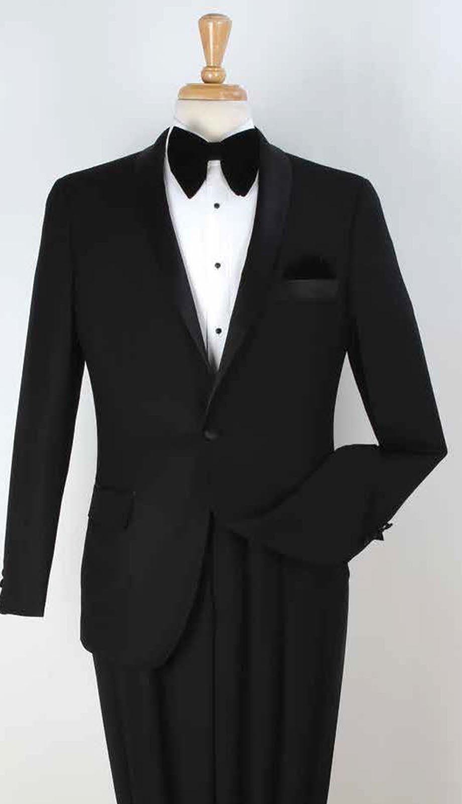 Iconic TU2-1-BLK Mens Suit