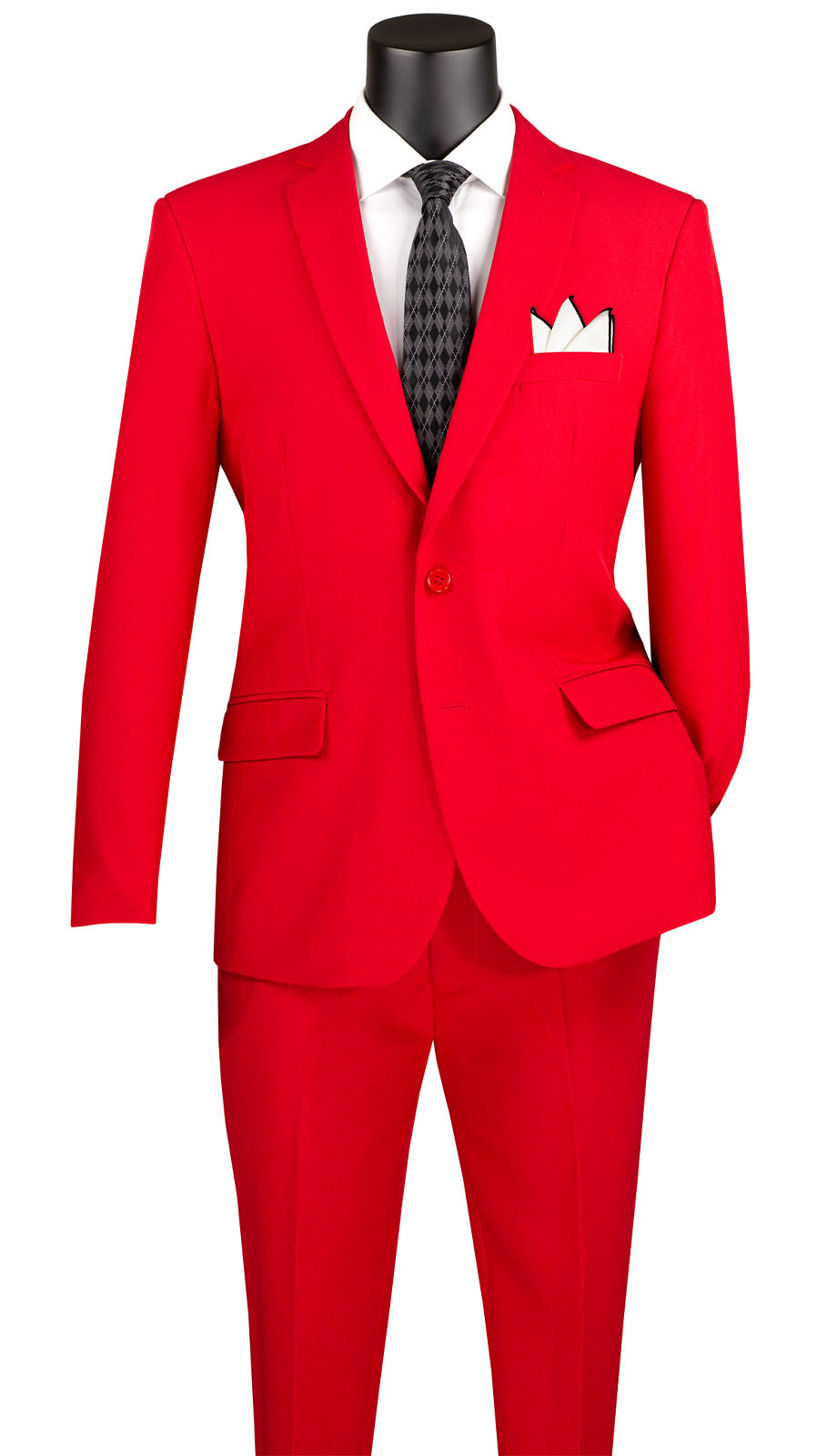 Vinci  S-2PP-RED Mens Suit