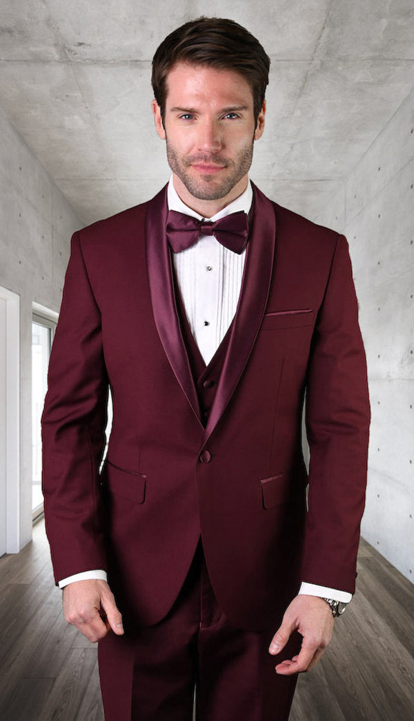 Statement TUX-SH-BU Mens Suit