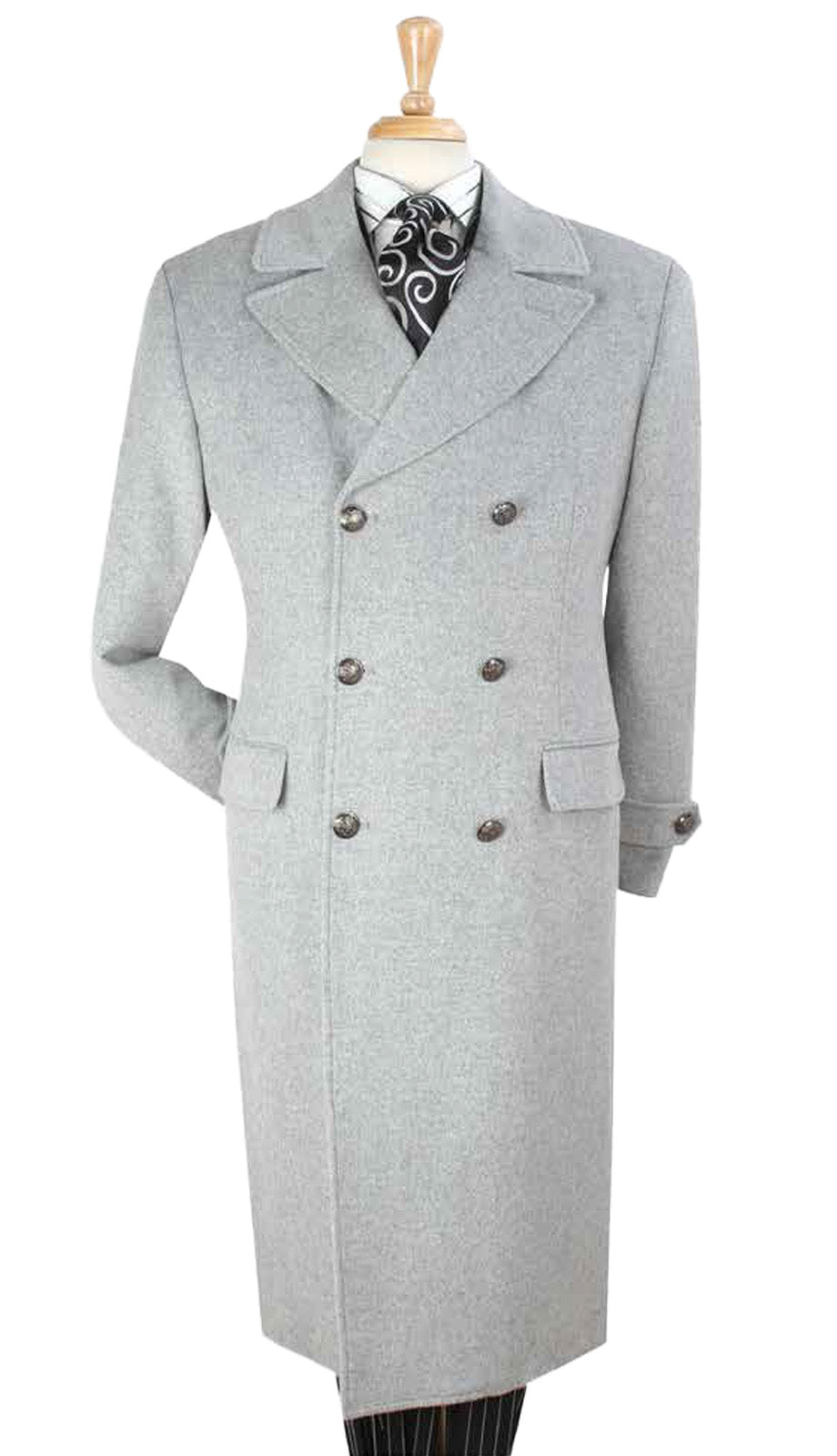 Iconic CB-7-GRY Mens Coat Light Gray CB-7 / 3XL(52R-54R) | Designer Church Suits Iconic CB-7-GRY Mens Coat Light Gray CB-7 / 3XL(52R-54R) | Designer Church Suits