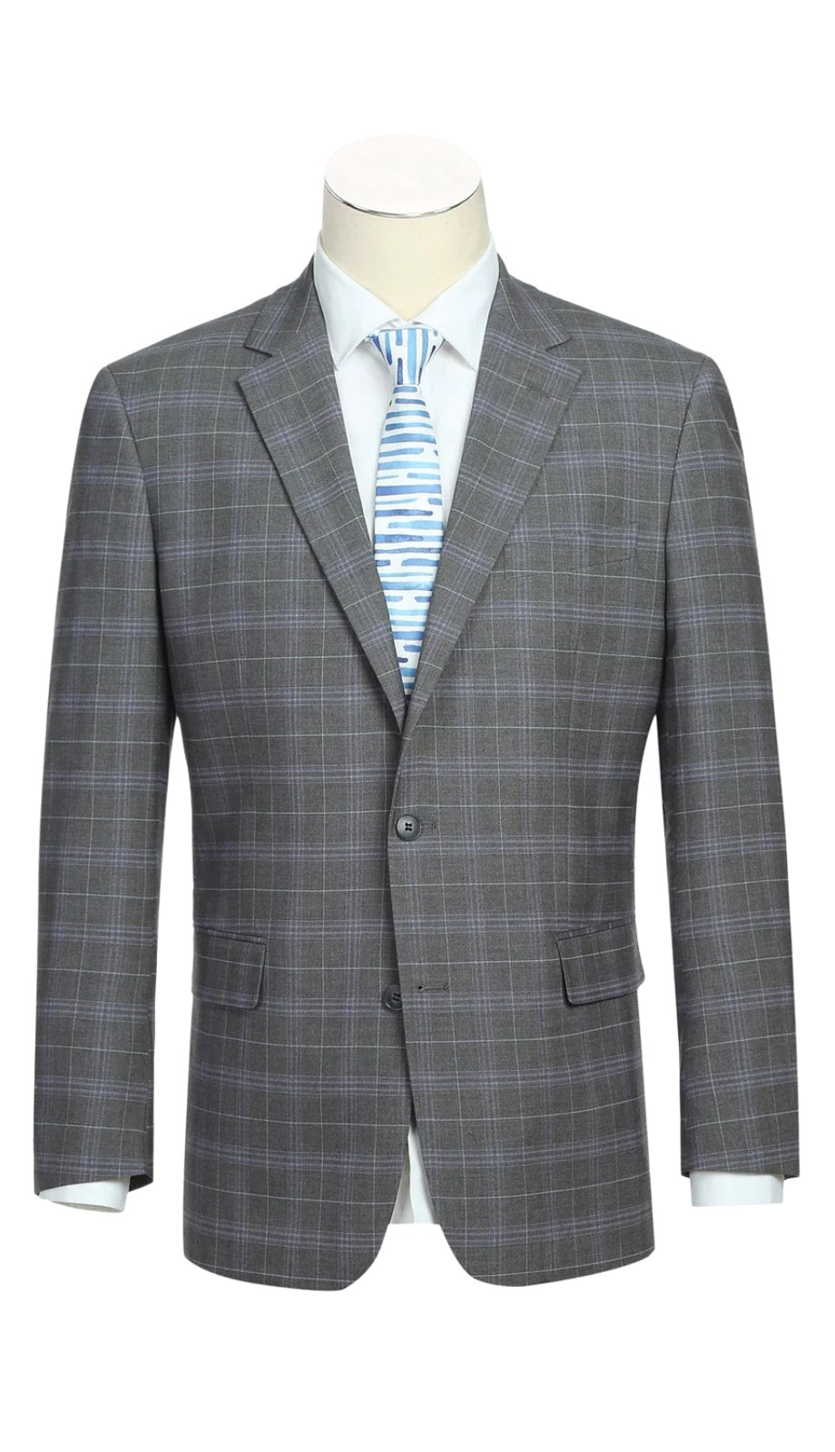 Renoir Mens Suit 293-25-DIMGRY