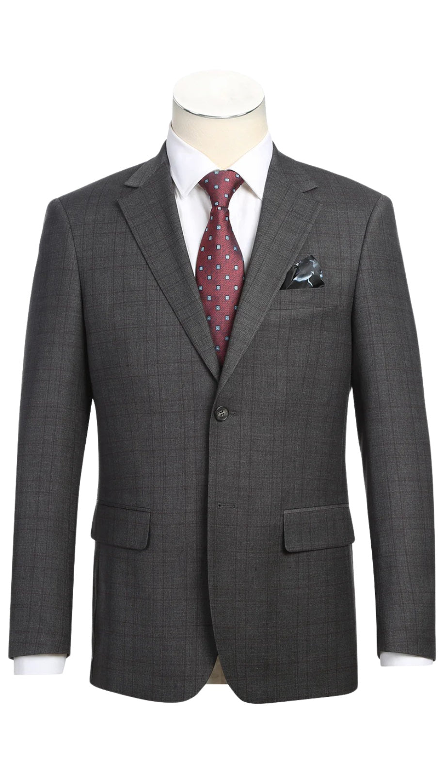 Renoir Men's Suit 293-47-GRY (New Slim Fit Suits)