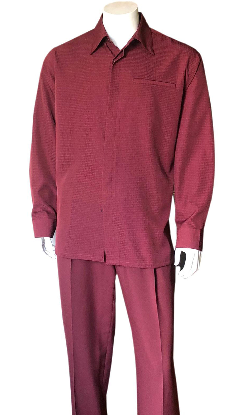 Fortino Landi-2763-BU Mens Walking Suit