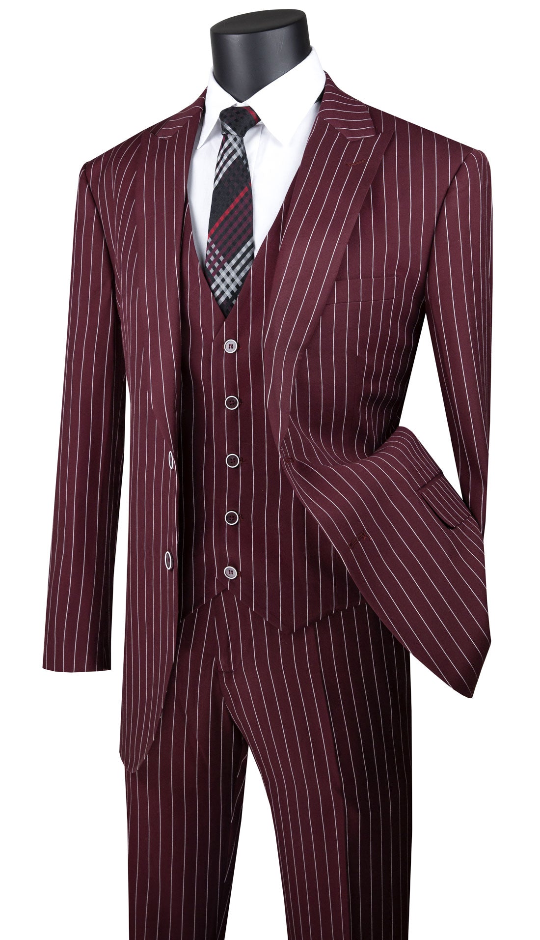 Vinci V2RS-9-BUR Mens Suit