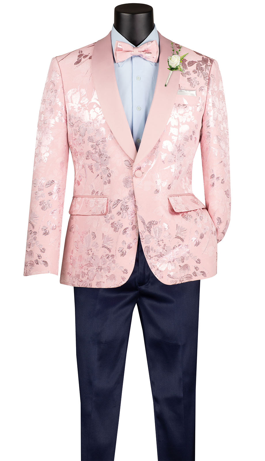 Vinci BSF-19-PNK Mens Sport Coat