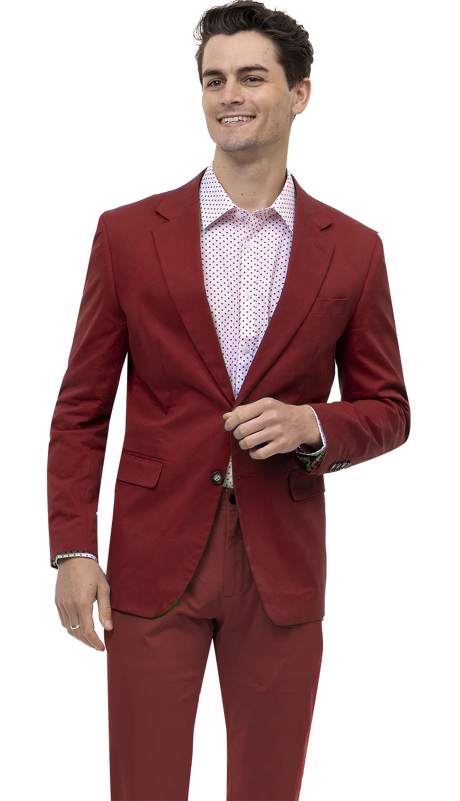 EJ Samuel CHJ01-BUR Chino Mens Blazer