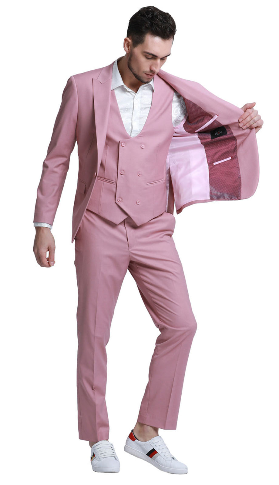 Tazzio M336SK-MAU Mens Suit