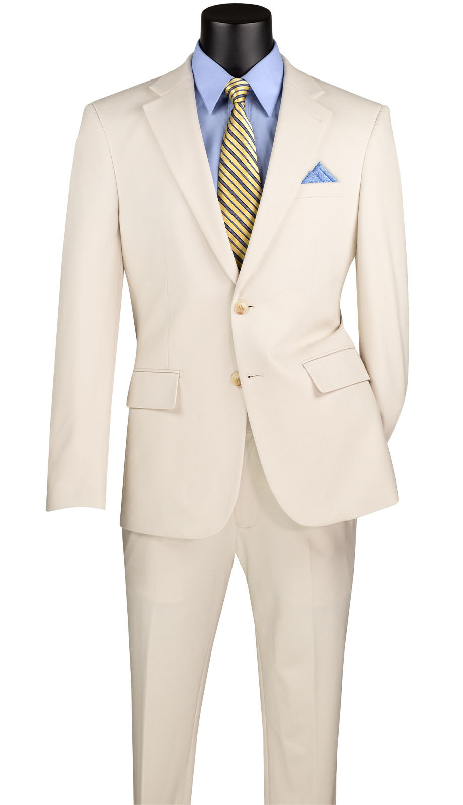 Vinci SDX-3-WHT Mens Suit