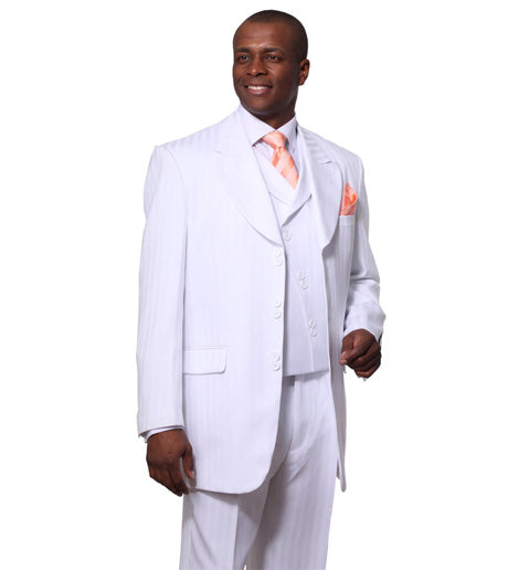 Milano Moda 29197-WH Mens Suit