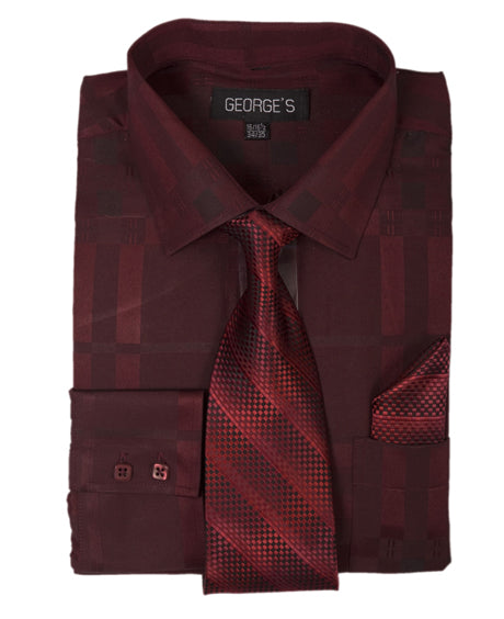 Fortino Landi AH623-BUR Mens Shirt
