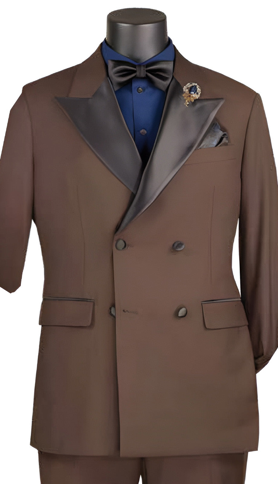 Vinci TDB-900-BRN Mens Church Suit