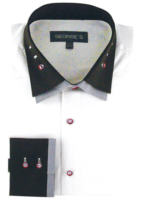 Fortino Landi AH605-WH Mens Shirt