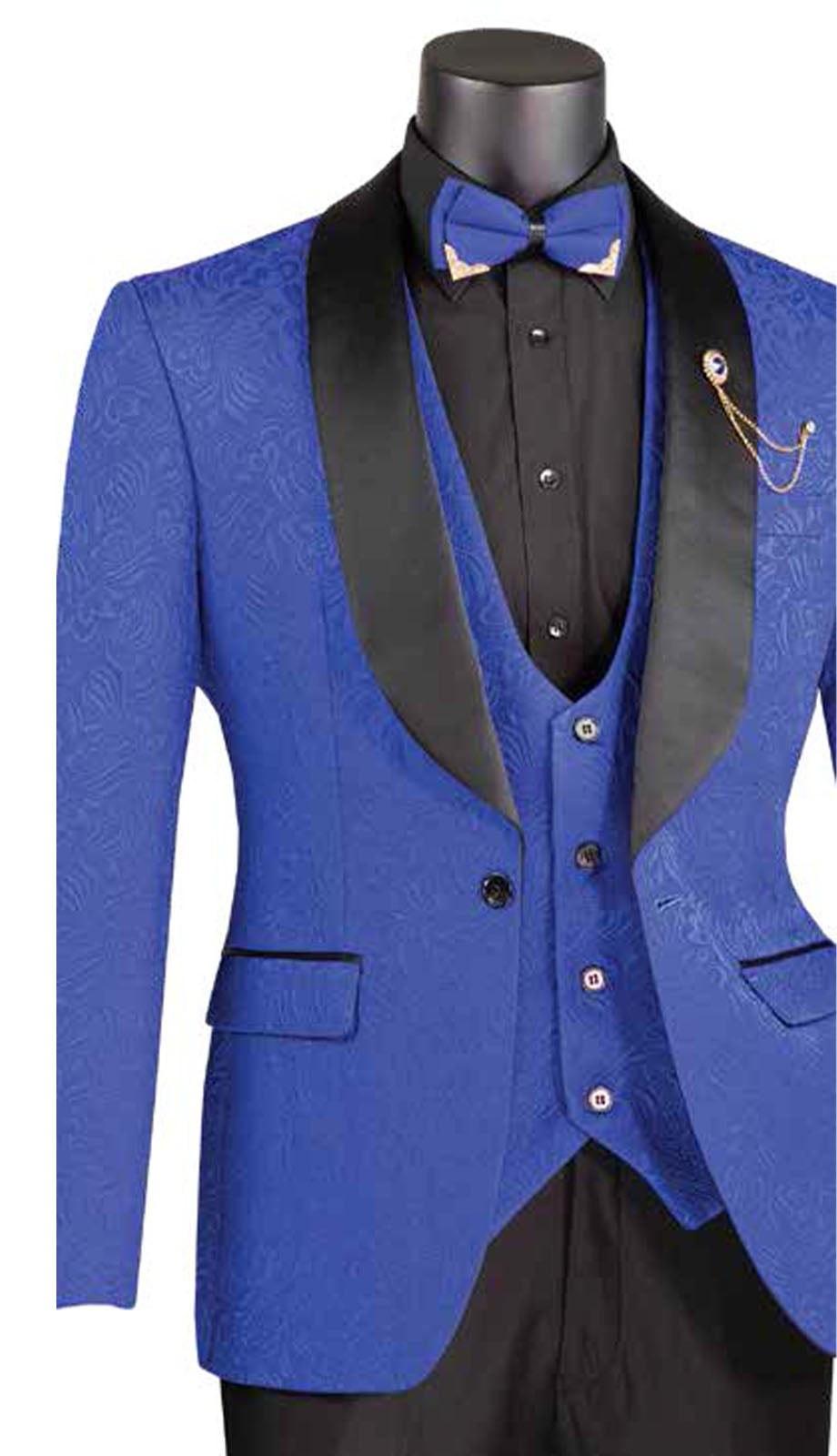 Vinci TVSJ-1-RYL Mens Tuxedo
