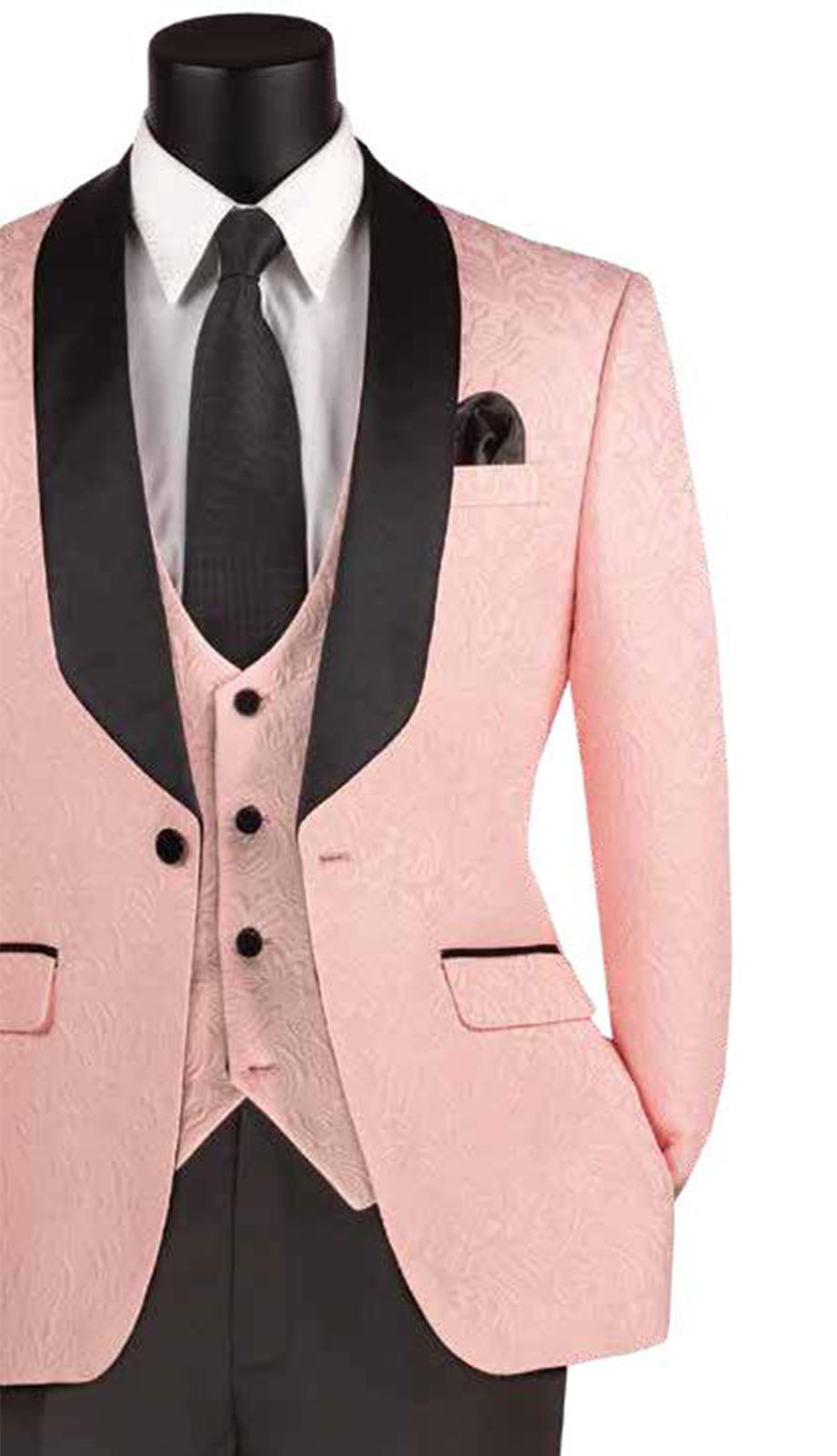 Vinci TVSJ-1-PNK Mens Tuxedo