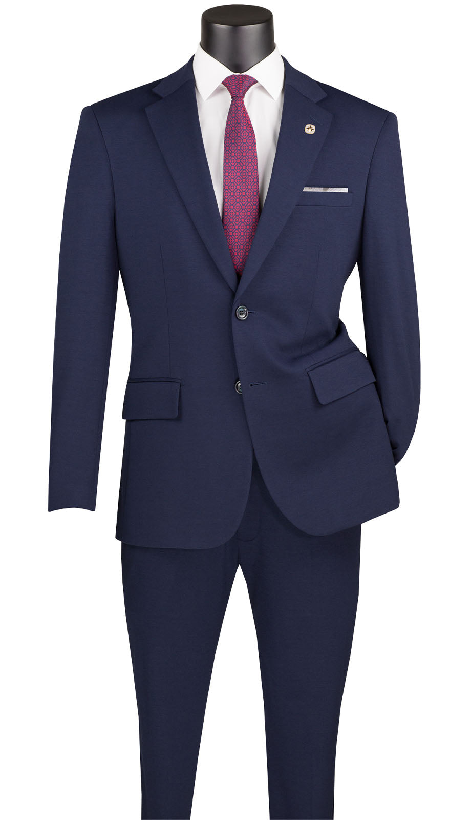 Vinci SDX-3-NVY Mens Suit