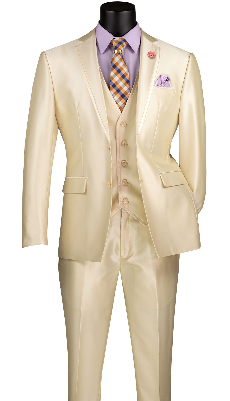 Vinci SV2D-1-CHM Mens Suit